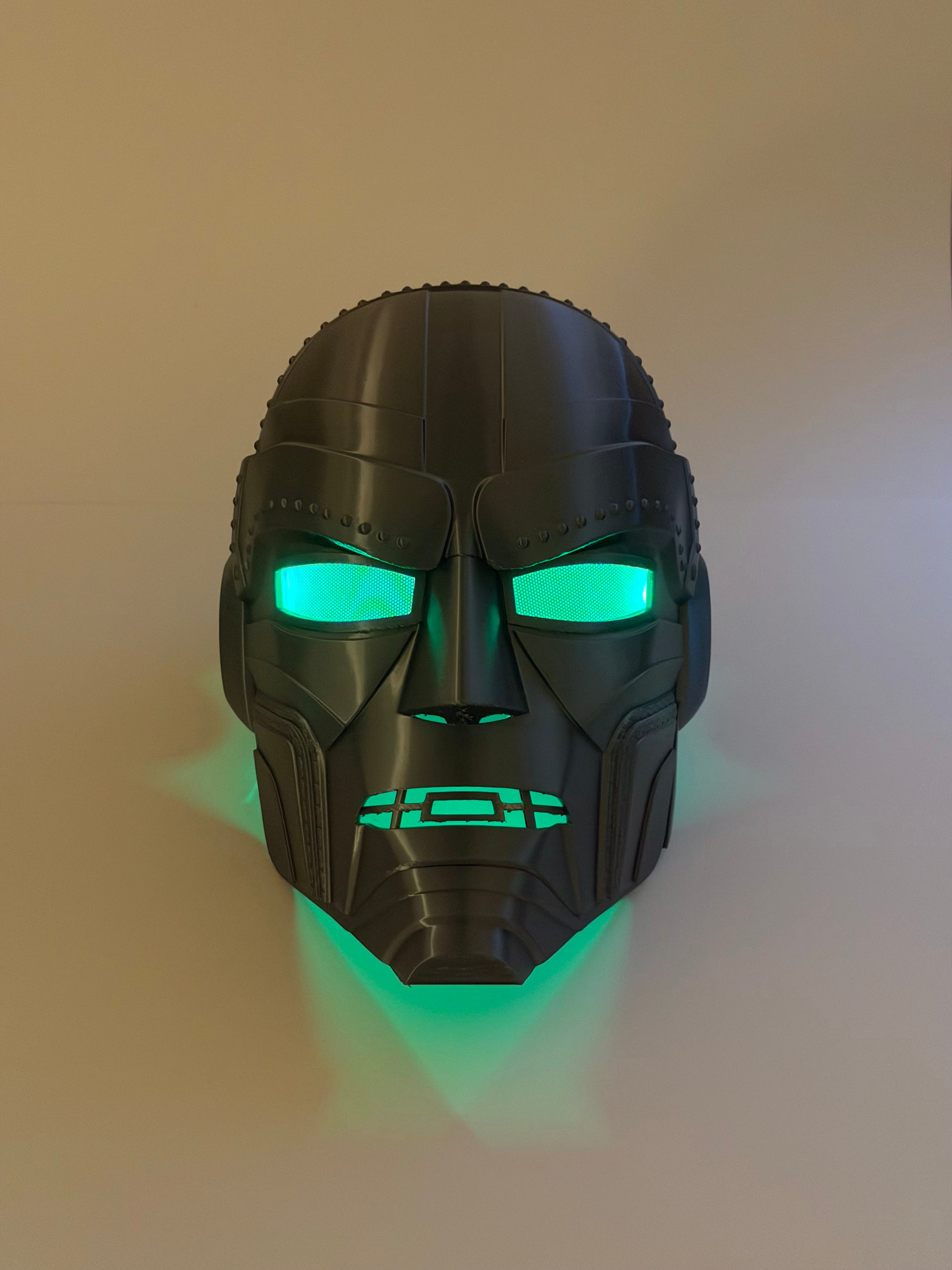 Avengers Doomsday Doctor Doom Inspired 3D Printed Mask – Premium Cosplay Helmet & Collector Display Prop