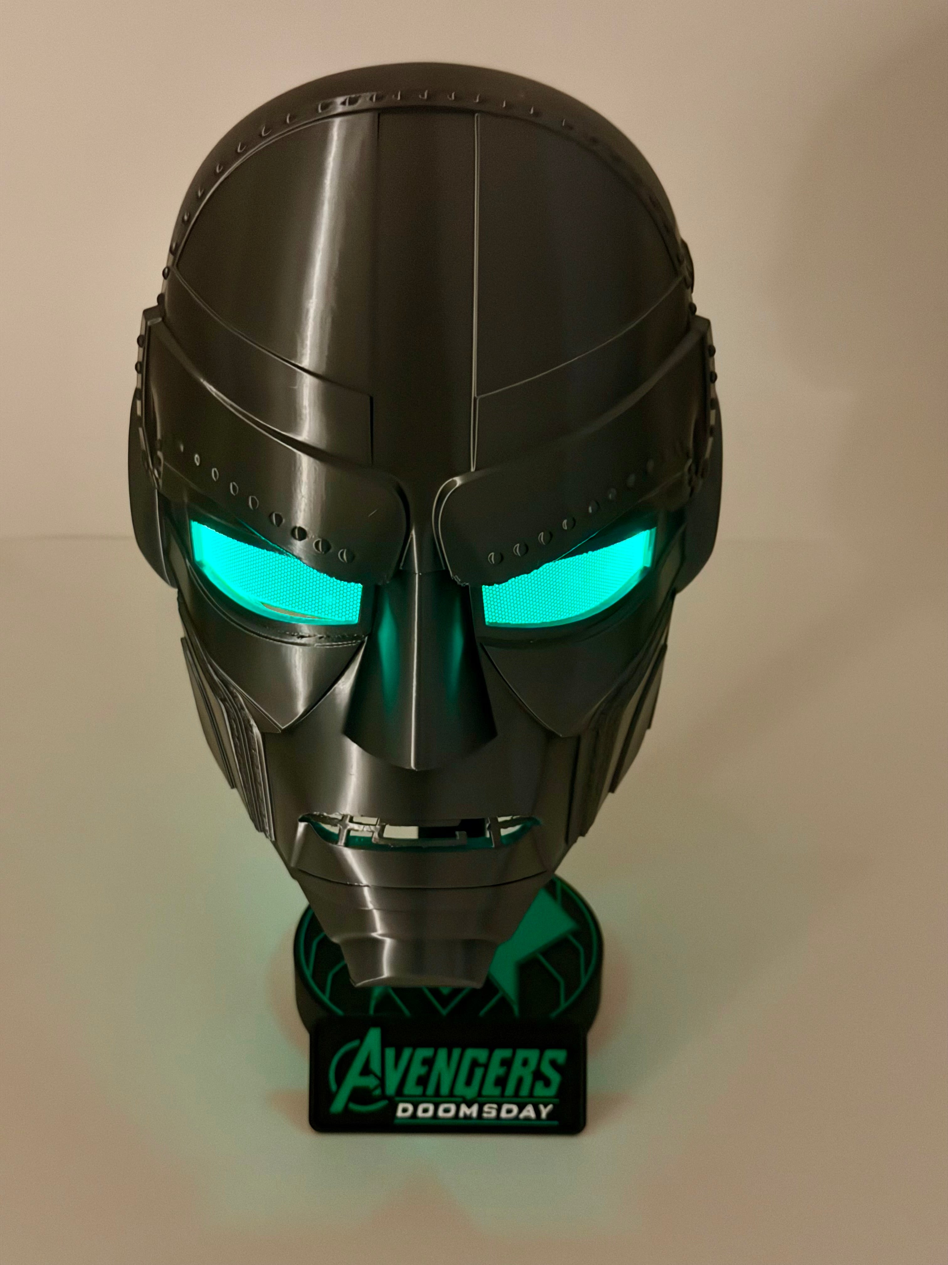 Avengers Doomsday Doctor Doom Inspired 3D Printed Mask – Premium Cosplay Helmet & Collector Display Prop