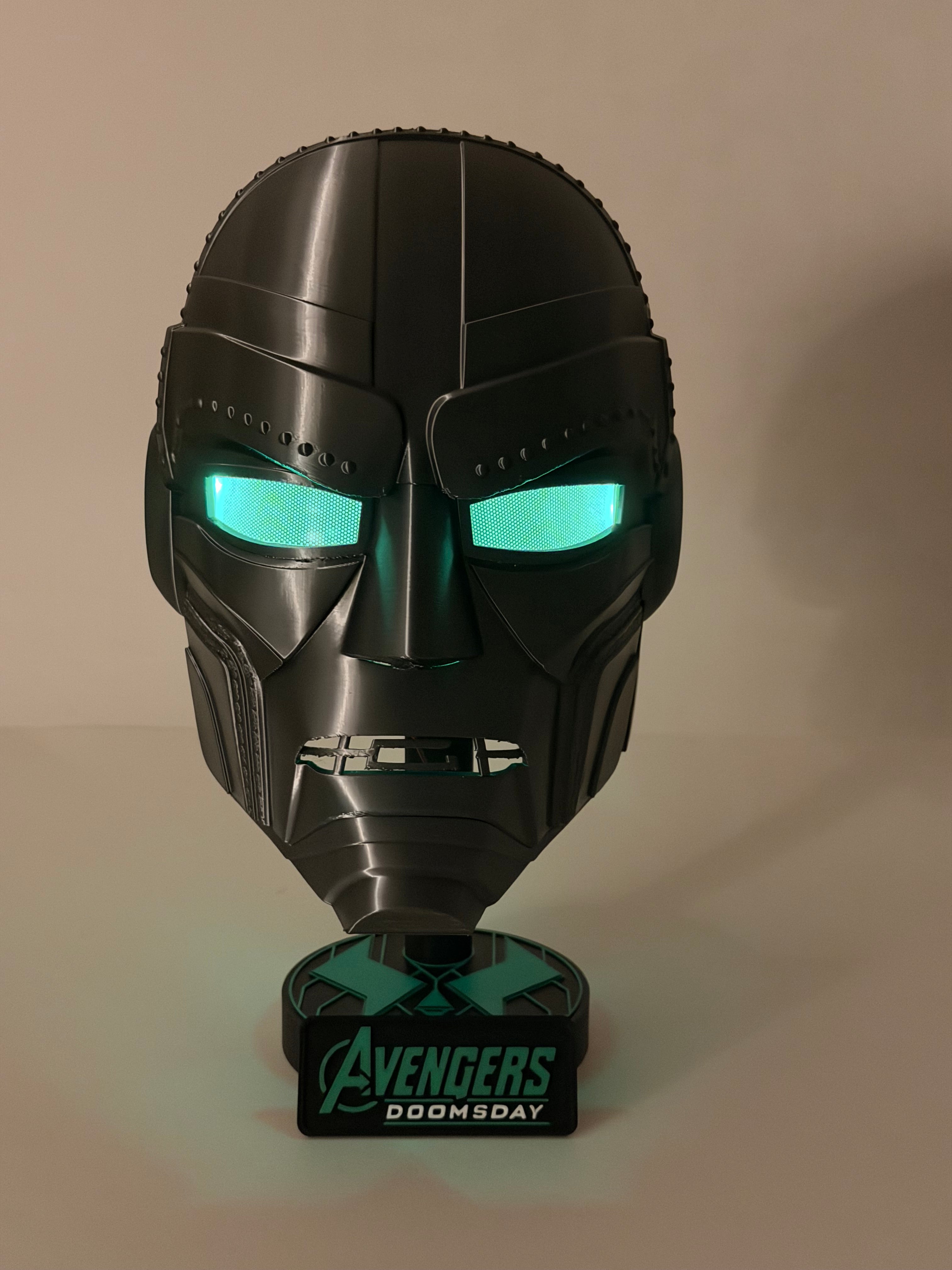 Avengers Doomsday Doctor Doom Inspired 3D Printed Mask – Premium Cosplay Helmet & Collector Display Prop