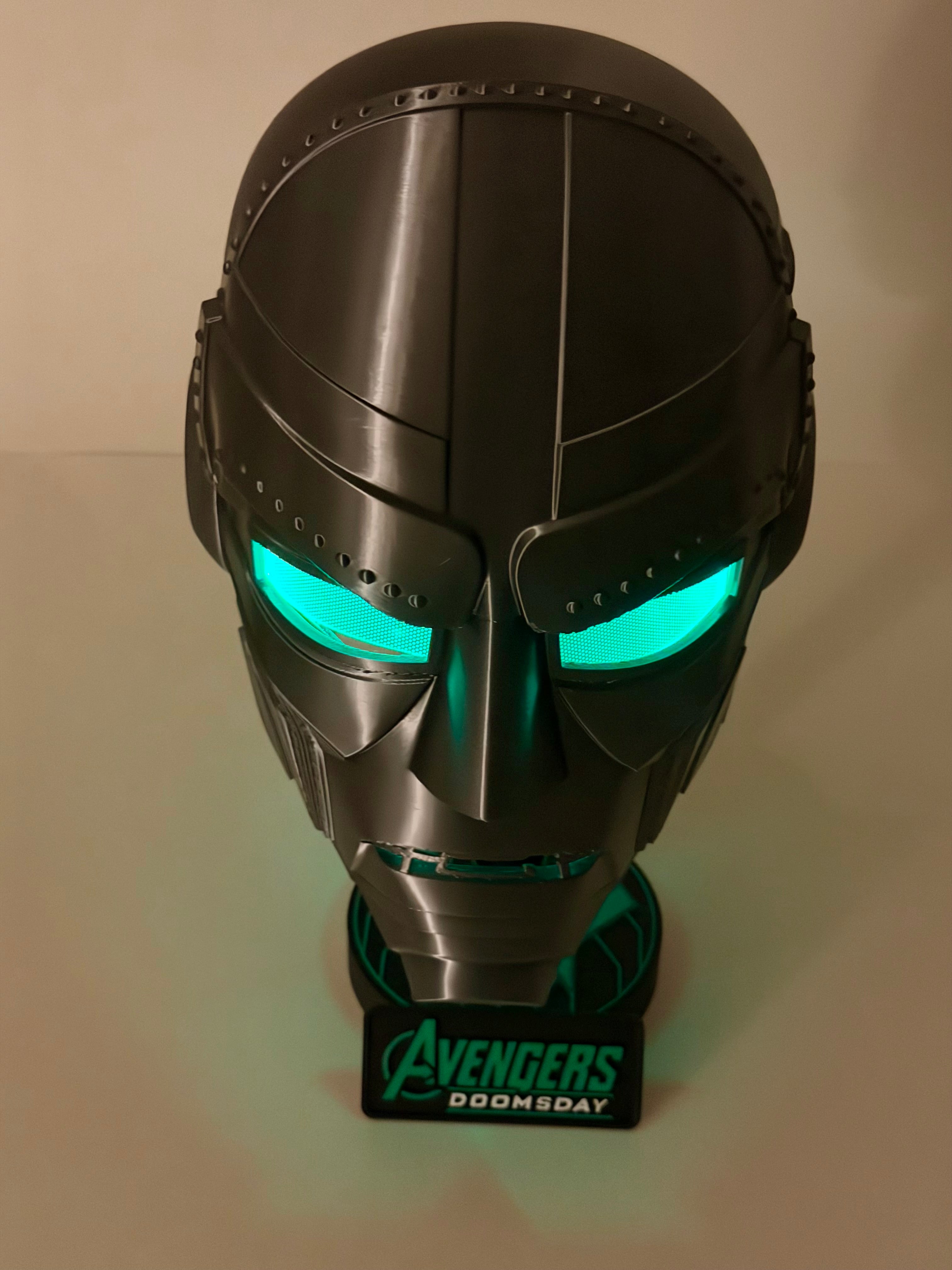 Avengers Doomsday Doctor Doom Inspired 3D Printed Mask – Premium Cosplay Helmet & Collector Display Prop