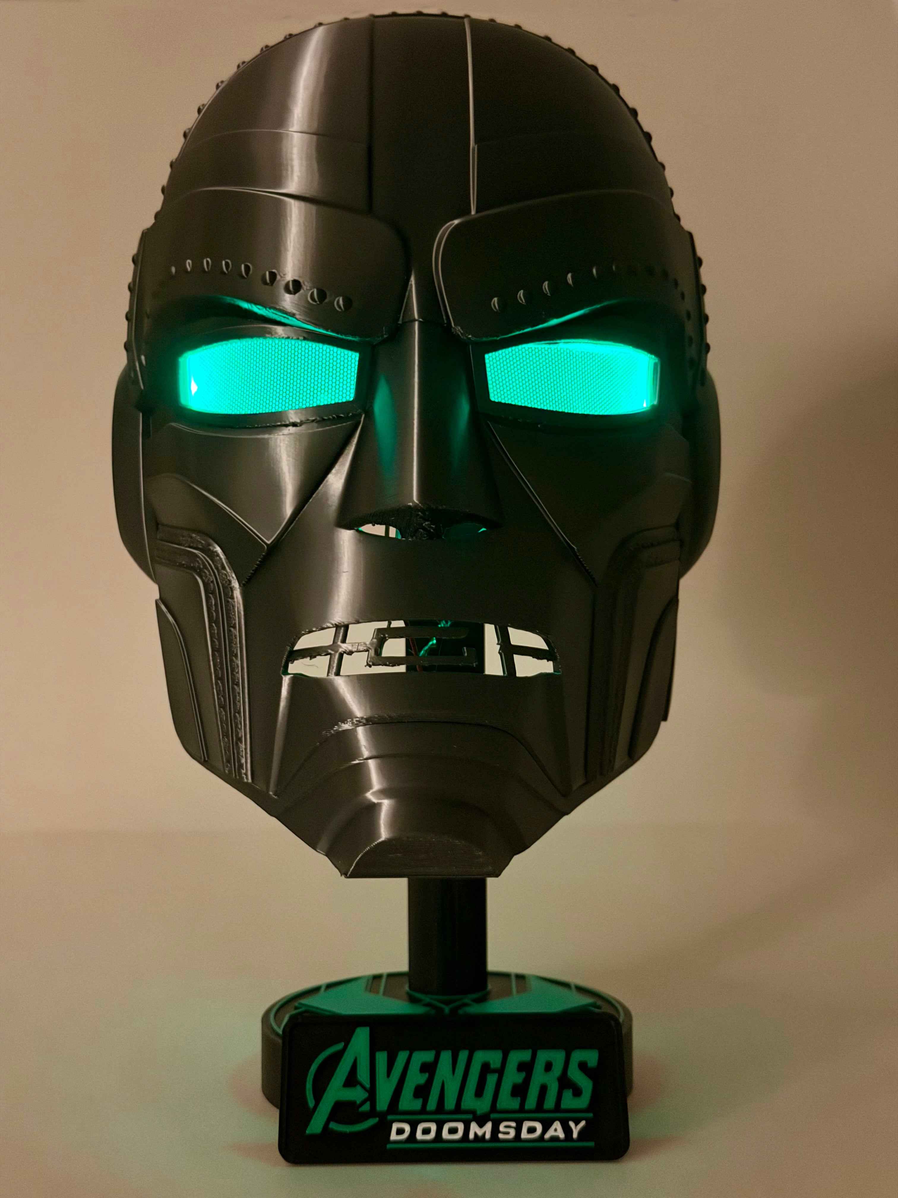 Avengers Doomsday Doctor Doom Inspired 3D Printed Mask – Premium Cosplay Helmet & Collector Display Prop
