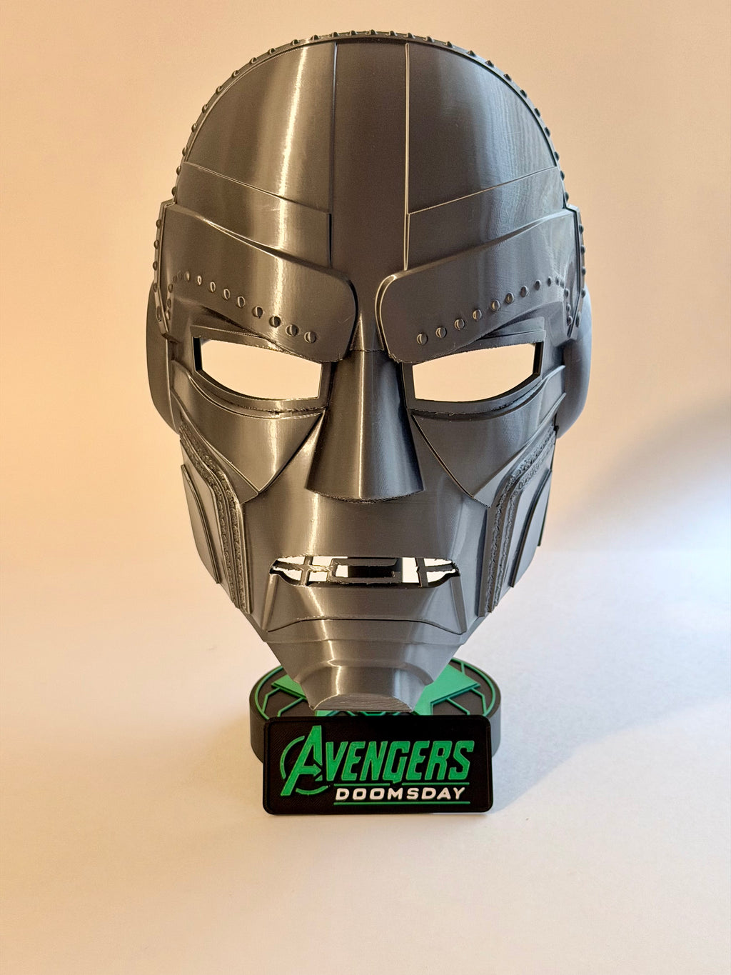 Avengers Doomsday Doctor Doom Inspired 3D Printed Mask – Premium Cosplay Helmet & Collector Display Prop