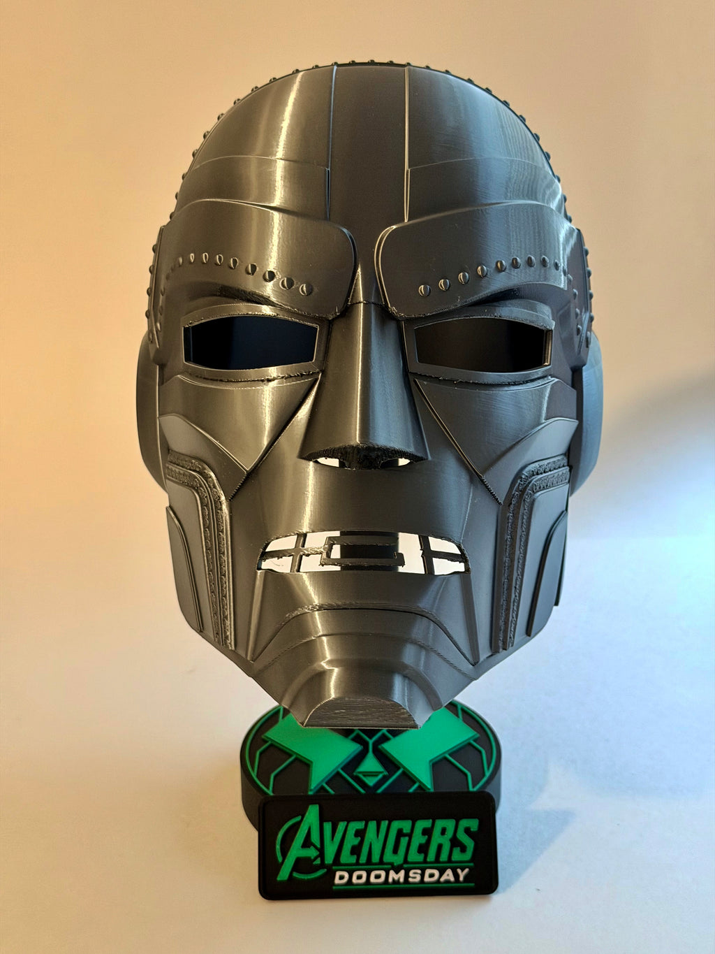 Avengers Doomsday Doctor Doom Inspired 3D Printed Mask – Premium Cosplay Helmet & Collector Display Prop