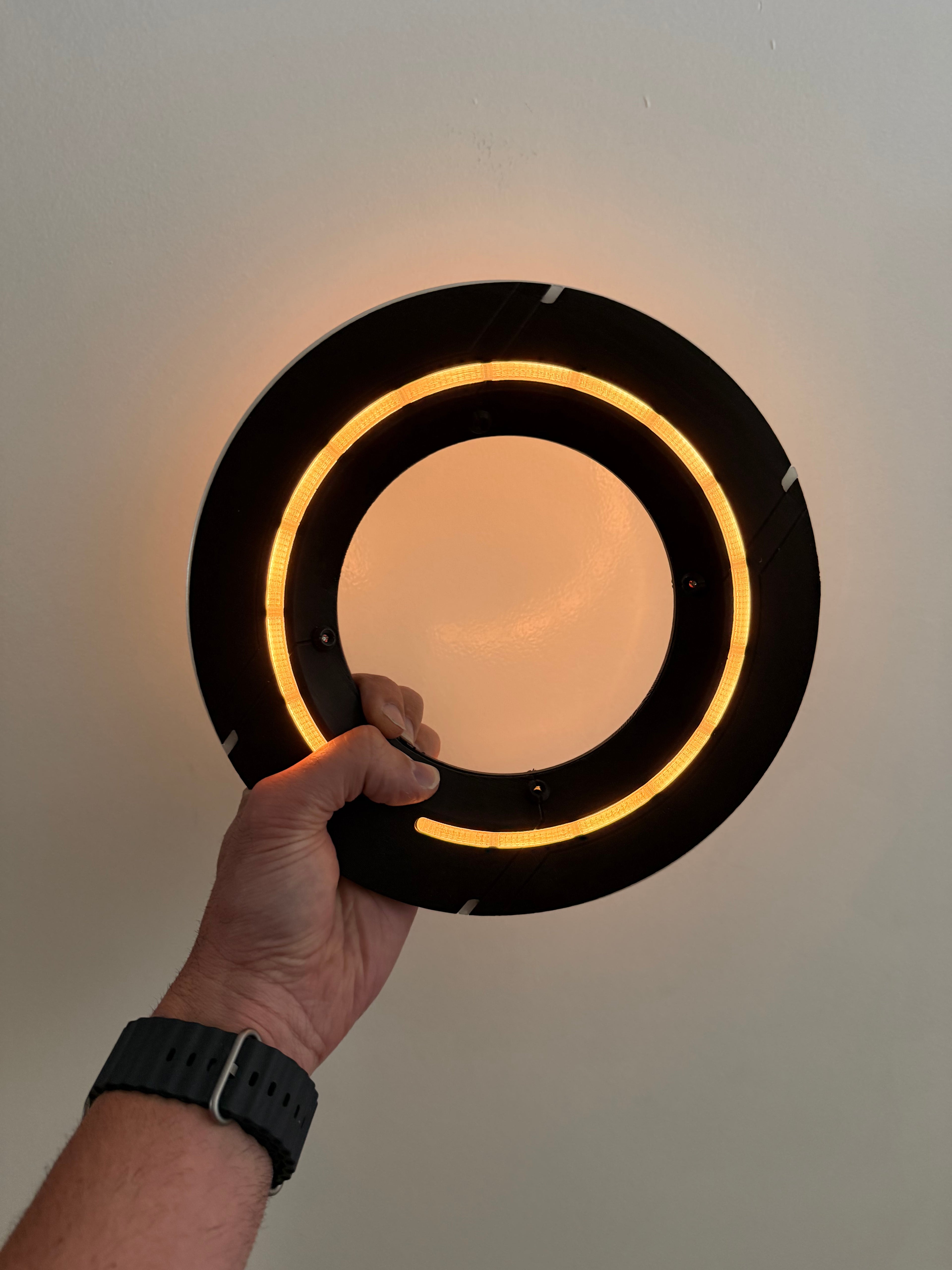 TRON Legacy Identity Disc Replica – LED Light & Sound FX with Display Stand | USB-C Rechargeable