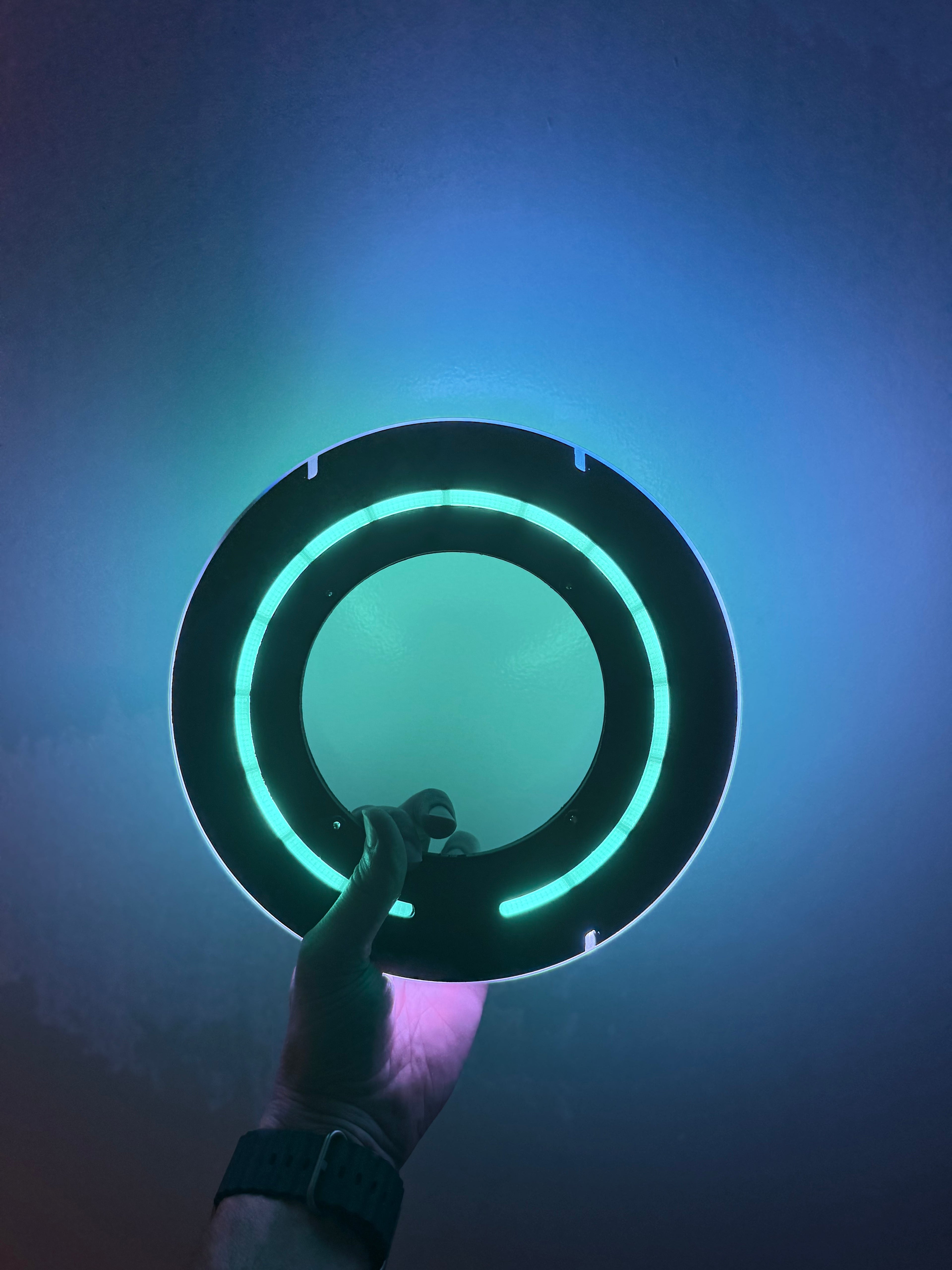 TRON Legacy Identity Disc Replica – LED Light & Sound FX with Display Stand | USB-C Rechargeable