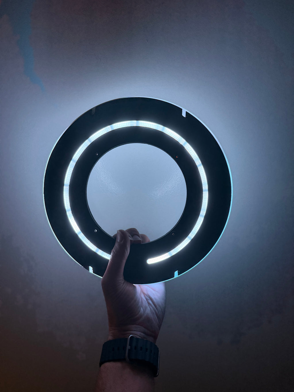TRON Legacy Identity Disc Replica – LED Light & Sound FX with Display Stand | USB-C Rechargeable