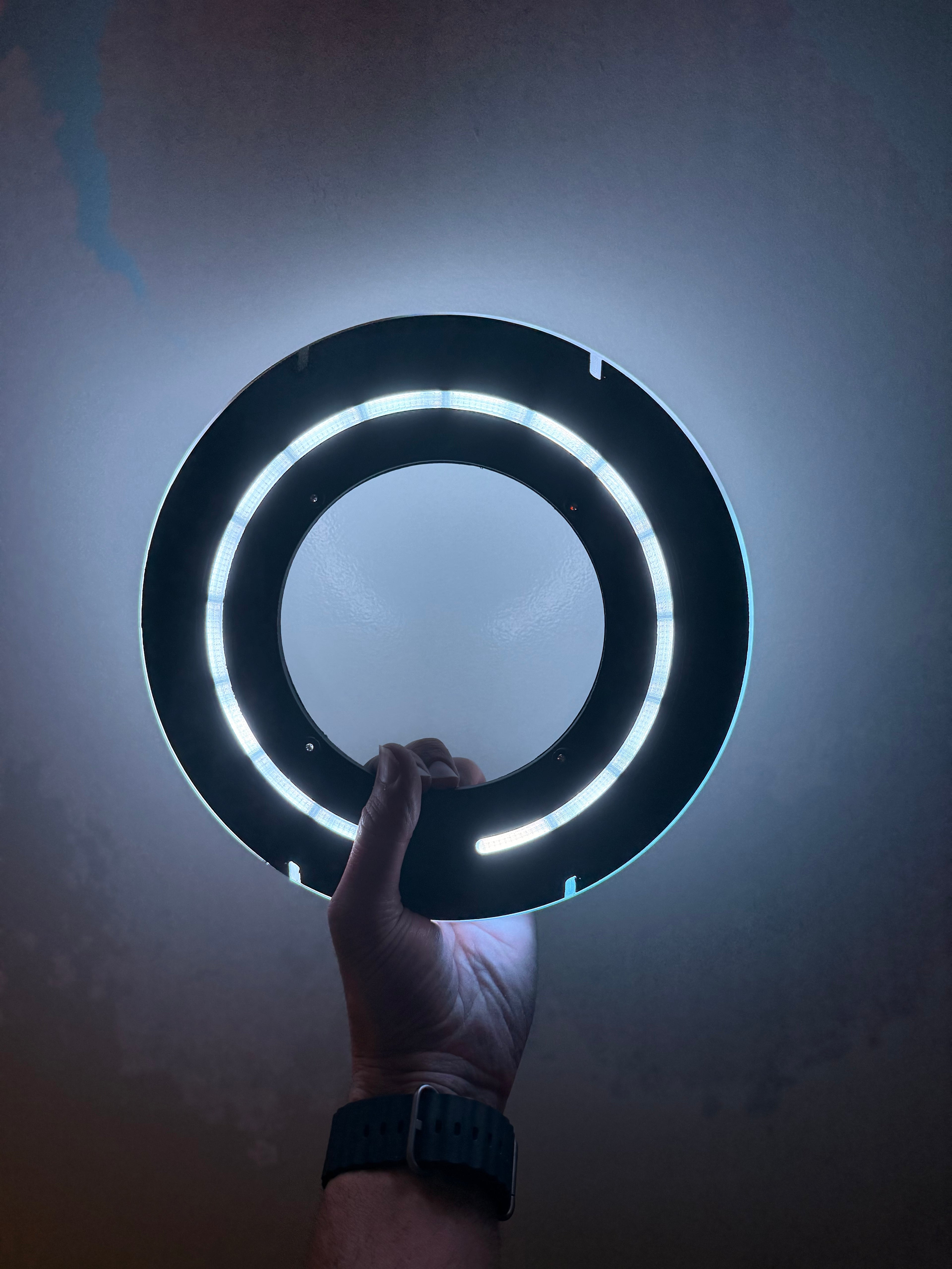 TRON Legacy Identity Disc Replica – LED Light & Sound FX with Display Stand | USB-C Rechargeable