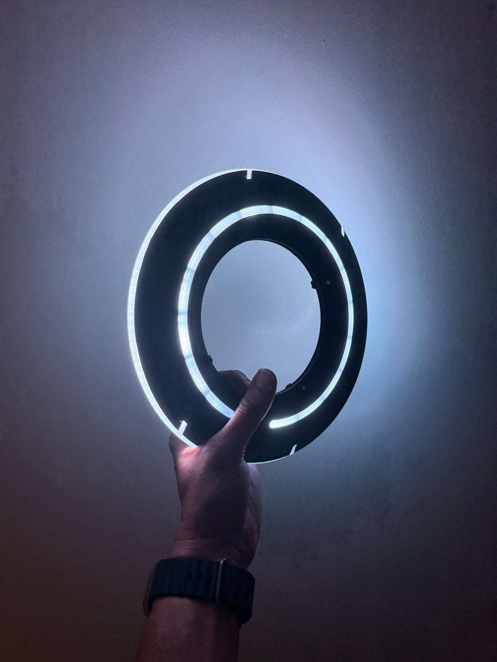 TRON Legacy Identity Disc Replica – LED Light & Sound FX with Display Stand | USB-C Rechargeable