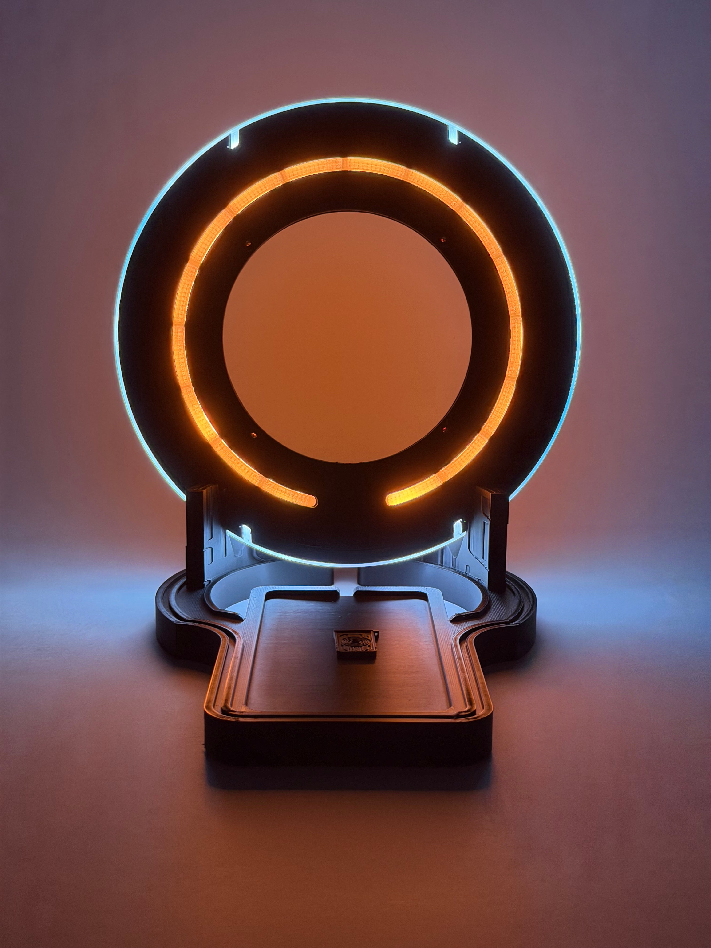 TRON Legacy Identity Disc Replica – LED Light & Sound FX with Display Stand | USB-C Rechargeable