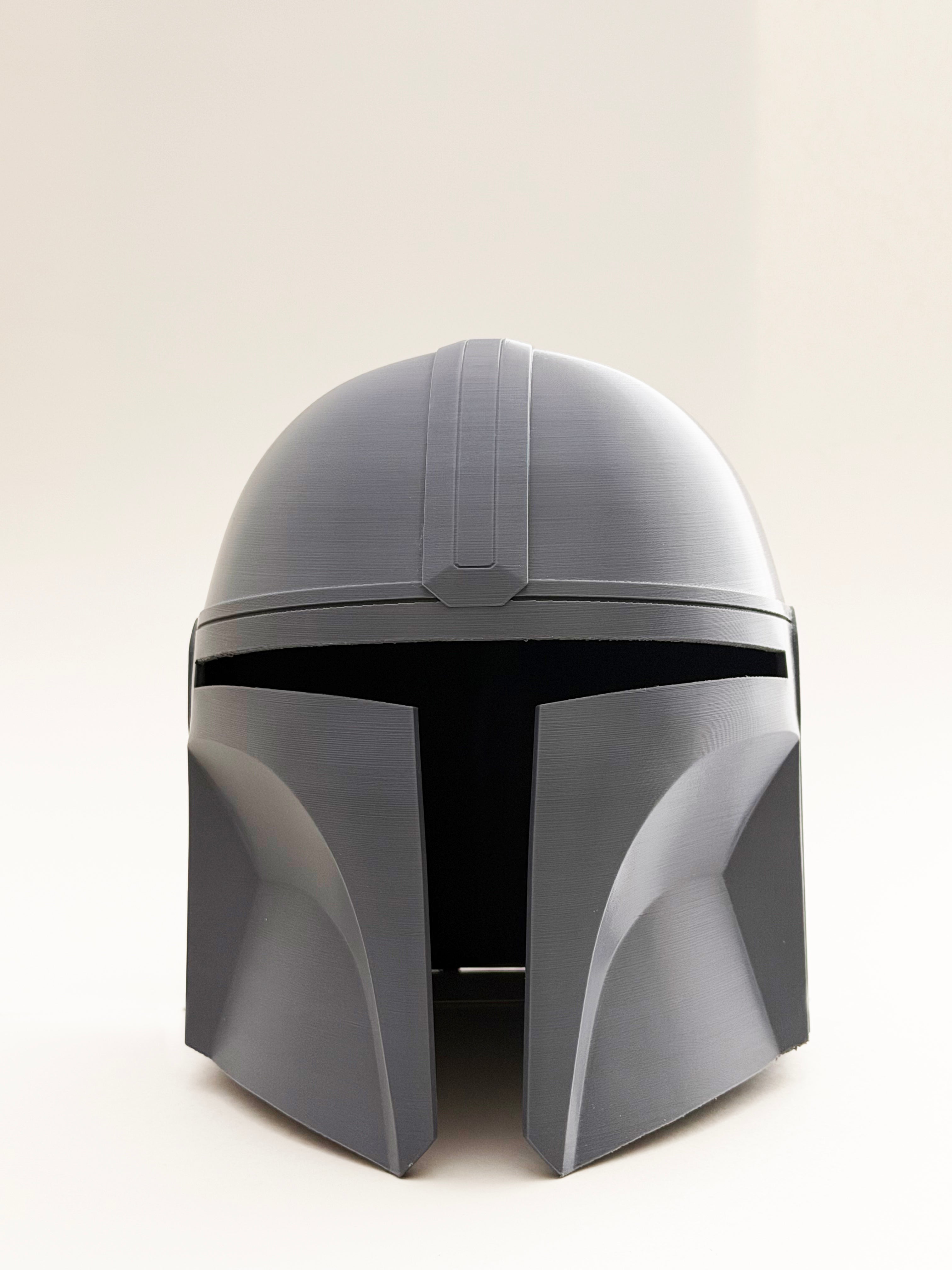 Mandalorian Helmet Replica – Raw 3D Print or Professionally Painted Display Piece