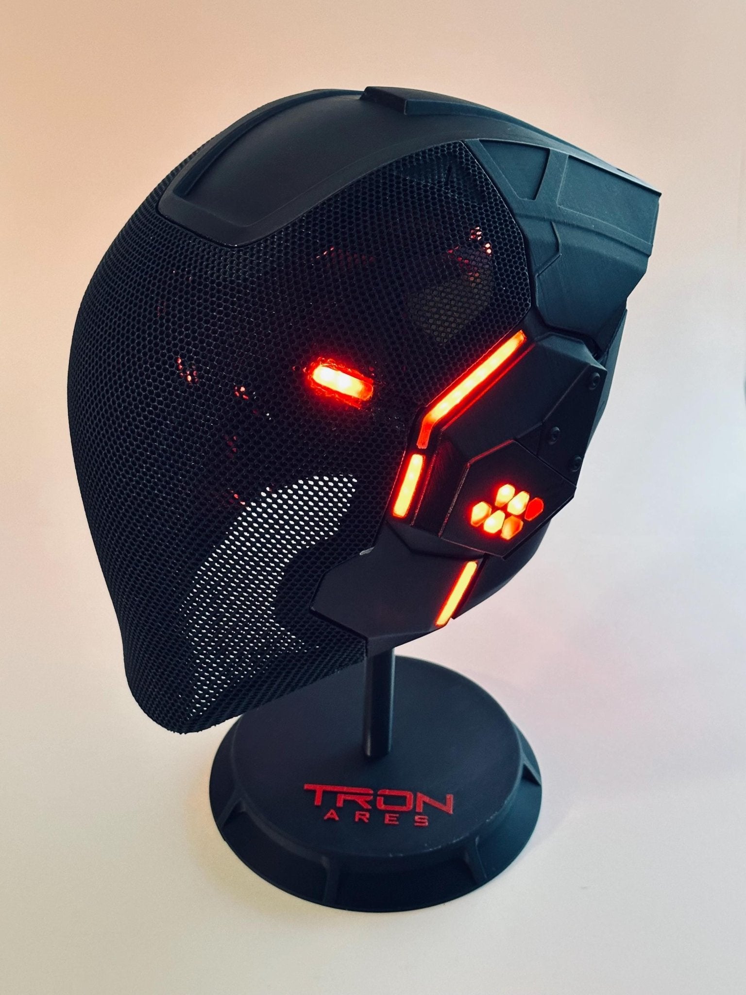 TRON ARES Helmet | Sci - Fi Collectible | 3D Printed Prop - JNP DESIGN STUDIOS
